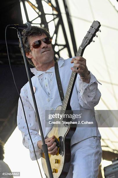 Paul Westerberg of The Replacements performs during the 2014 Forecastle Music Festival at Louisville Waterfront Park on July 20, 2014 in Louisville,...