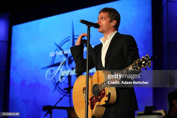 Rob Thomas performs during the 2014 Starkey Hearing Foundation So The World May Hear Gala at the St. Paul RiverCentre on July 20, 2014 in St. Paul,...
