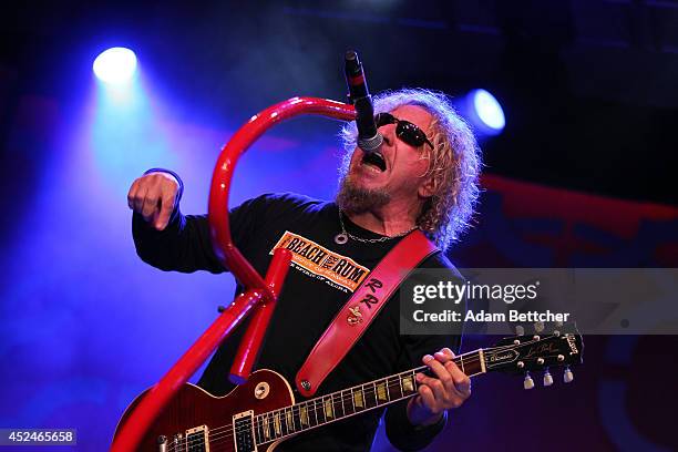 Sammy Haggar performs at the 2014 Starkey Hearing Foundation So The World May Hear Gala at the St. Paul RiverCentre on July 20, 2014 in St. Paul,...