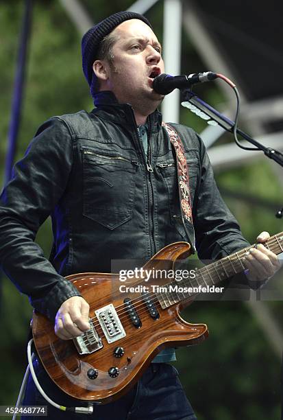 Isaac Brock of Modest Mouse performs during the Pemberton Music and Arts Festival on July 20, 2014 in Pemberton, British Columbia.