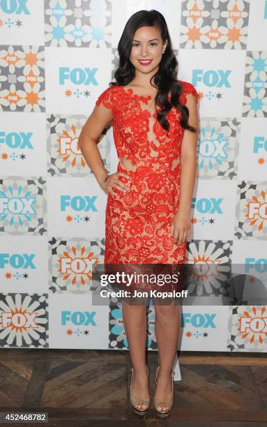 Actress Madalyn Horcher arrives at the FOX All-Star Party 2014 Television Critics Association Summer Press Tour at Soho House on July 20, 2014 in...