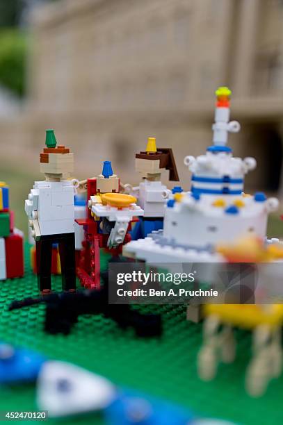 Legoland Windsor host a 1st birthday party for Prince George of Cambridge at LEGOLAND Windsor on July 21, 2014 in Windsor, England.