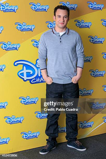 Actor Ben Savage attends "Riley Y El Mundo" photocall at the Hotel ME on July 21, 2014 in Madrid, Spain.