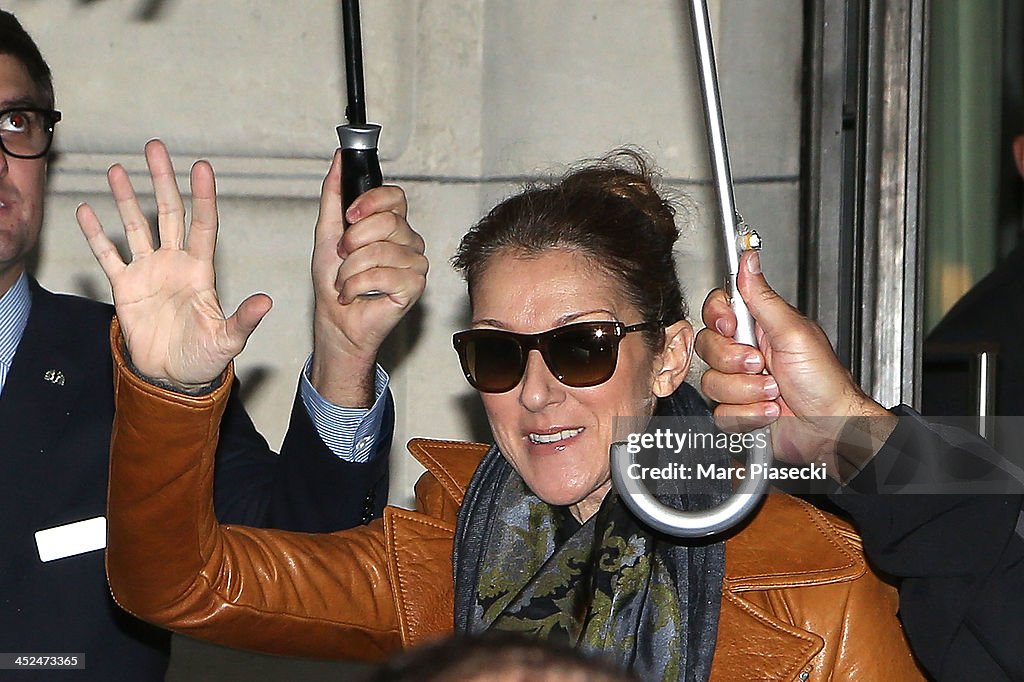 'Celine Dion Sighting in Paris' - November 29, 2013