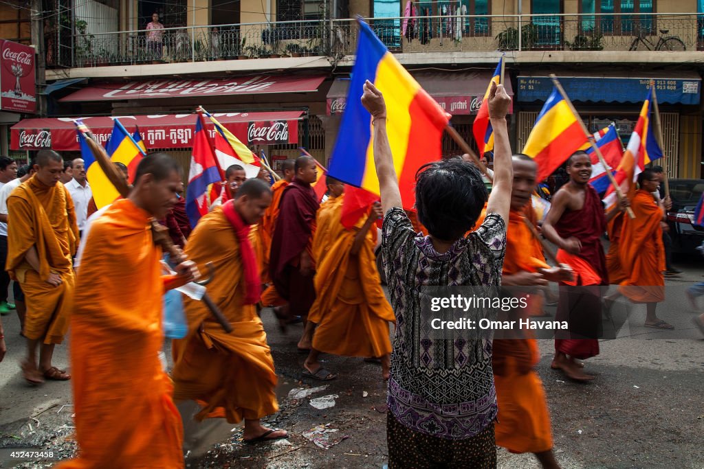 Cambodians Protest Against Vietnam's Historical Integrity Around The Khmer Krom Territory