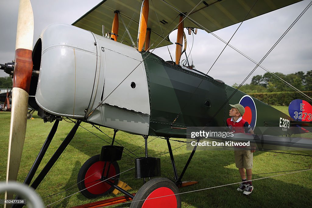 Historic World War I Aircraft Are Displayed At The Shuttleworth Collection