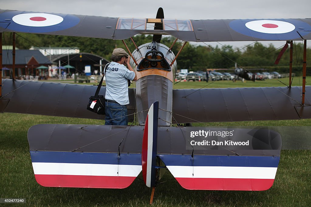 Historic World War I Aircraft Are Displayed At The Shuttleworth Collection