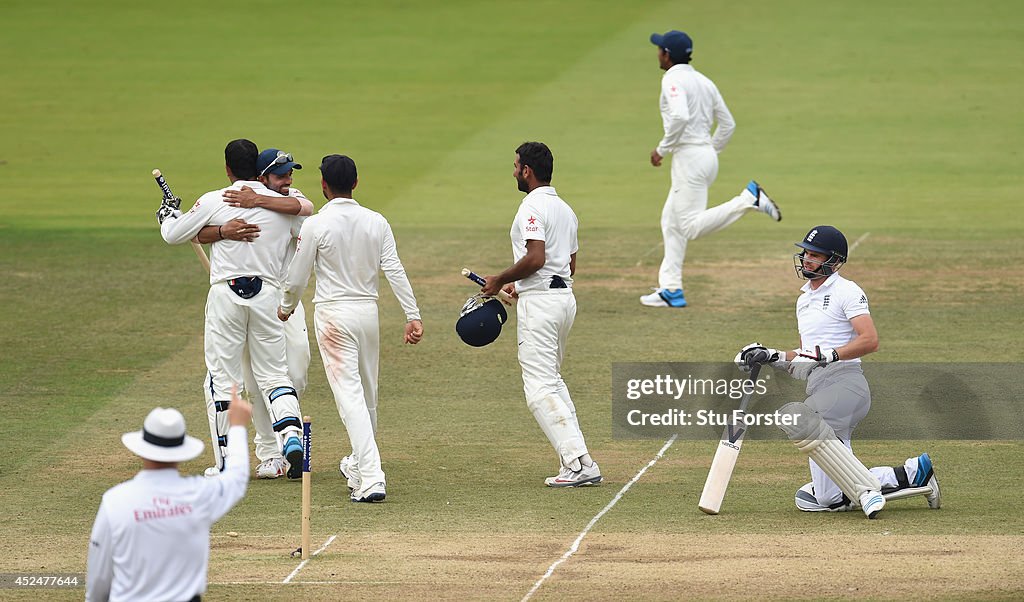 England v India: 2nd Investec Test - Day Five