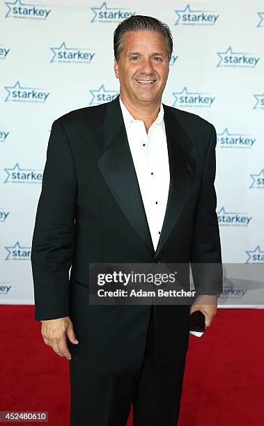 John Calipari walks the red carpet at the 2014 Starkey Hearing Foundation So The World May Hear Gala at the St. Paul RiverCentre on July 20, 2014 in...