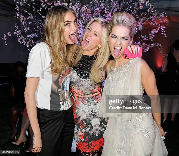 Cara Delevingne, Ellie Goulding and Rita Ora arrive at the Glamour Women of the Year Awards in association with Pandora at Berkeley Square Gardens on...