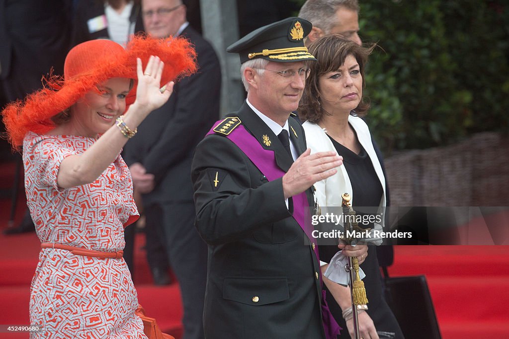 Belgium Royals National Day Of Belgium 2014