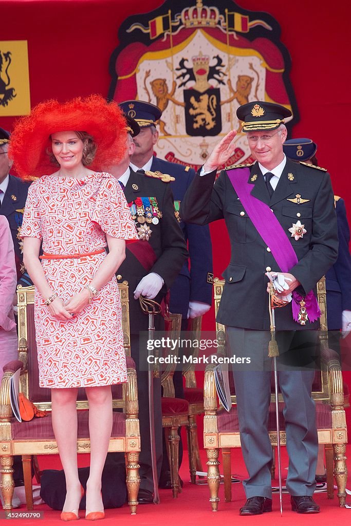 Belgium Royals National Day Of Belgium 2014