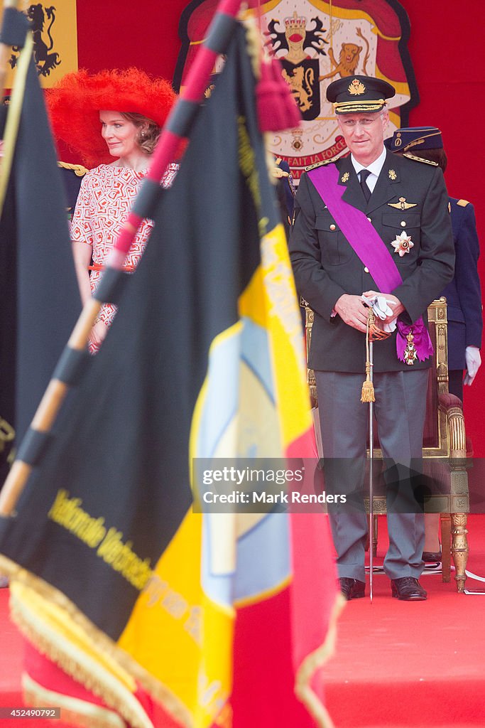 Belgium Royals National Day Of Belgium 2014