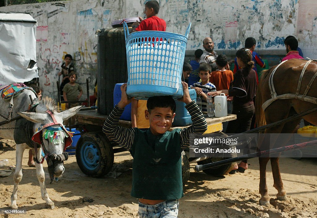 Water shortage in Gaza Strip