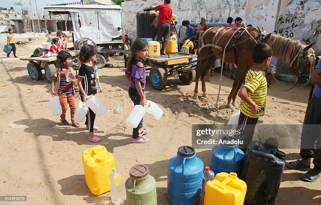 Water shortage in Gaza Strip