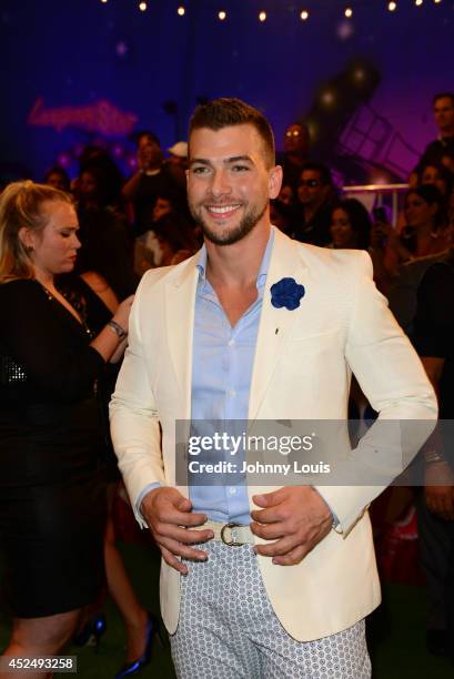 Carlos McConnie attends the Premios Juventud 2014 Awards at Bank United Center on July 17, 2014 in Miami, Florida.