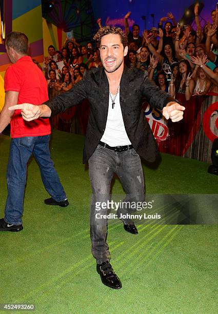 David Bisbal attends the Premios Juventud 2014 Awards at Bank United Center on July 17, 2014 in Miami, Florida.