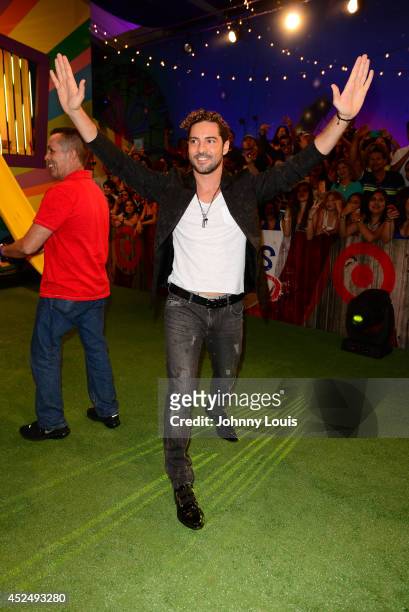 David Bisbal attends the Premios Juventud 2014 Awards at Bank United Center on July 17, 2014 in Miami, Florida.