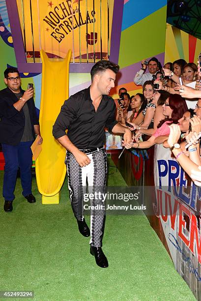 Jencarlos Canela attends the Premios Juventud 2014 Awards at Bank United Center on July 17, 2014 in Miami, Florida.