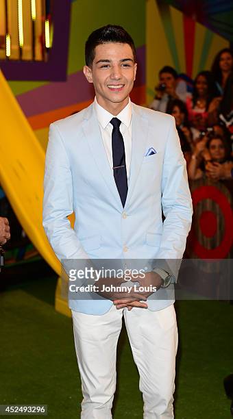 Luis Coronel attends the Premios Juventud 2014 Awards at Bank United Center on July 17, 2014 in Miami, Florida.