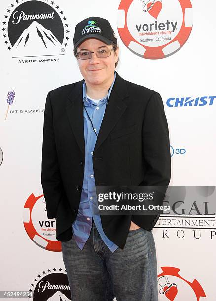 Professional Poker player Jamie Gold arrives for the 4th Annual Variety - The Children's Charity Of Southern CA Texas Hold 'Em Poker Tournament held...