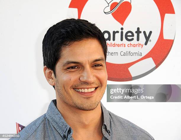 Actor Nicholas Gonzalez arrives for the 4th Annual Variety - The Children's Charity Of Southern CA Texas Hold 'Em Poker Tournament held at Paramount...