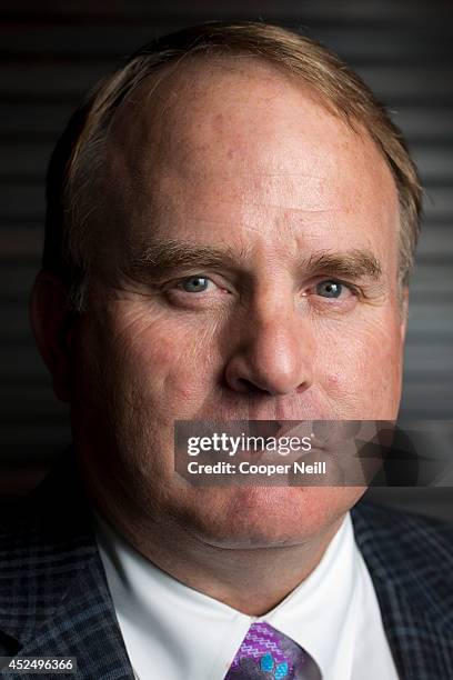 Head coach Gary Patterson poses for a portrait during the Big 12 Media Day on July 21, 2014 at the Omni Hotel in Dallas, Texas.