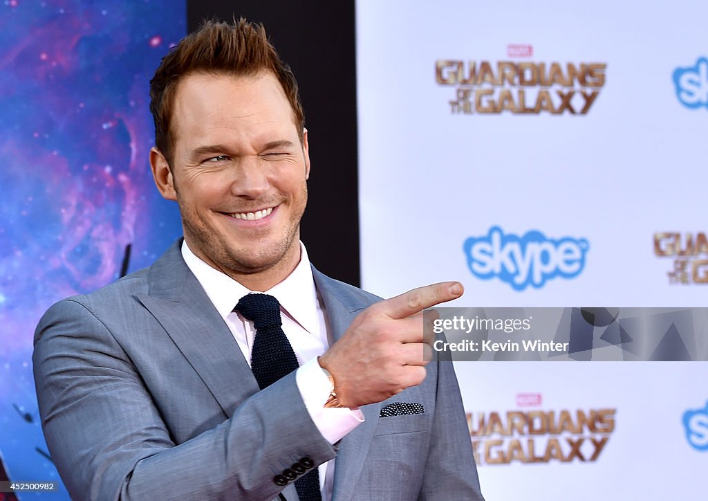 Premiere Of Marvel's "Guardians Of The Galaxy" - Red Carpet