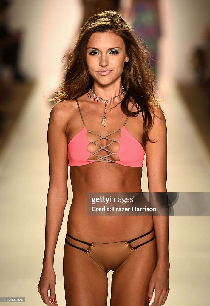 Indah - Runway - Mercedes-Benz Fashion Week Swim 2015