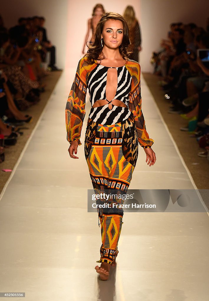 Indah - Runway - Mercedes-Benz Fashion Week Swim 2015