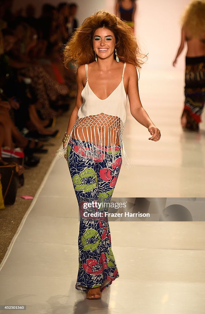 Indah - Runway - Mercedes-Benz Fashion Week Swim 2015