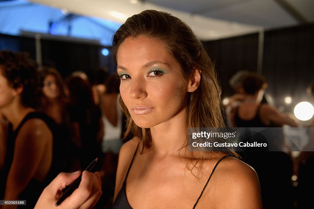 Indah - Backstage - Mercedes-Benz Fashion Week Swim 2015