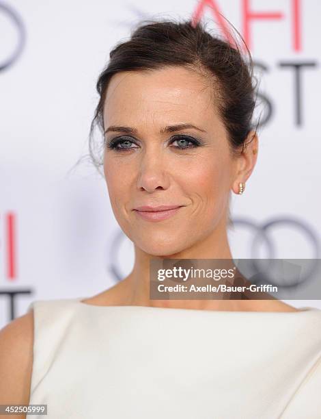 Actress Kristen Wiig arrives at AFI FEST 2013 'The Secret Life Of Walter Mitty' premiere at TCL Chinese Theatre on November 13, 2013 in Hollywood,...