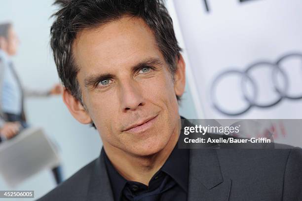 Actor Ben Stiller arrives at AFI FEST 2013 'The Secret Life Of Walter Mitty' premiere at TCL Chinese Theatre on November 13, 2013 in Hollywood,...