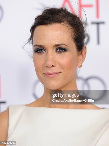 Actress Kristen Wiig arrives at AFI FEST 2013 'The Secret Life Of Walter Mitty' premiere at TCL Chinese Theatre on November 13, 2013 in Hollywood,...