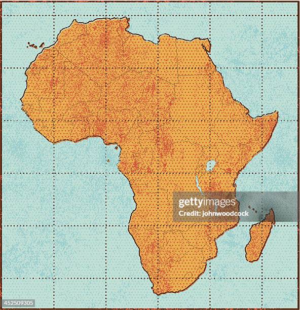 stockillustraties, clipart, cartoons en iconen met grunge africa map - zimbabwe