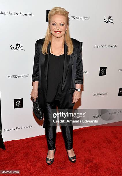 Actress Jacki Weaver arrives at the special Los Angeles screening of "Magic In The Moonlight" at the Linwood Dunn Theater at the Pickford Center for...