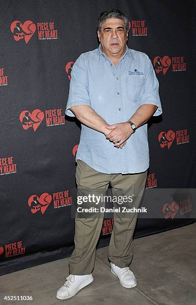 Actor Vincent Pastore attends "Piece of My Heart: The Bert Berns Story" opening night at The Pershing Square Signature Center on July 21, 2014 in New...