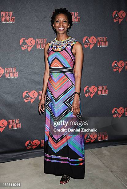 Actress Sharon Washington attends "Piece of My Heart: The Bert Berns Story" opening night at The Pershing Square Signature Center on July 21, 2014 in...