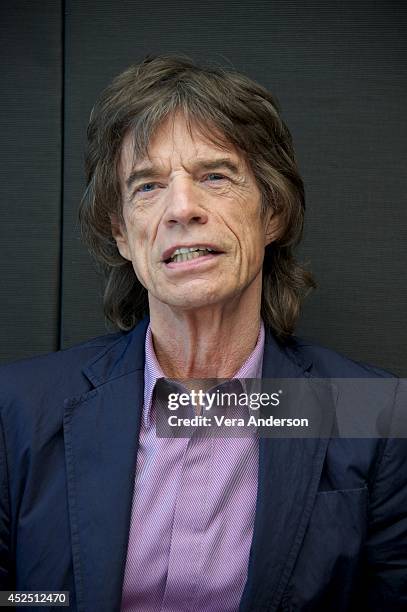 Mick Jagger at the Mandarin Oriental Hotel on July 21, 2014 in New York City.