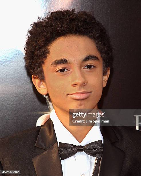 James Brown II attends the "Get On Up" premiere at The Apollo Theater on July 21, 2014 in New York City.