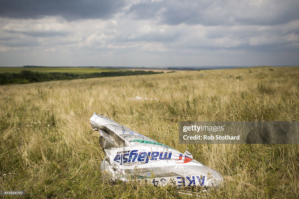 298 Crew And Passengers Perish On Flight MH17 After Suspected Missile Attack In Ukraine