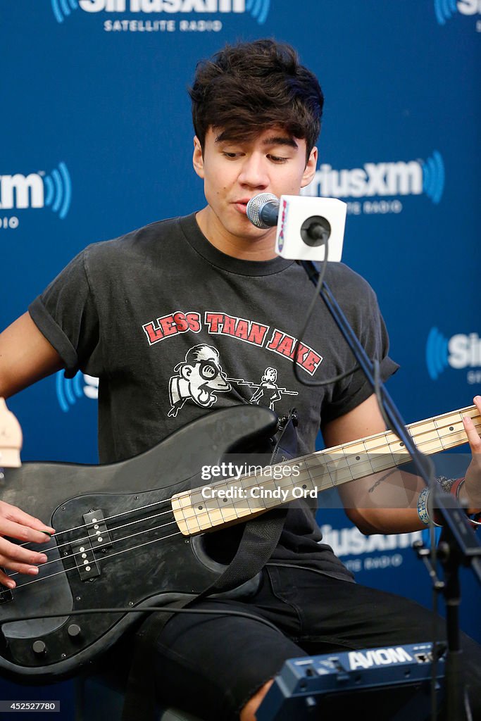 5 Seconds of Summer Performs During Their SiriusXM Hits 1 Album Premiere Special At The SiriusXM Studios