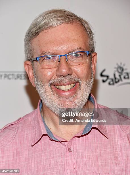 Film critic Leonard Maltin arrives at the special Los Angeles screening of "Magic In The Moonlight" at the Linwood Dunn Theater at the Pickford...