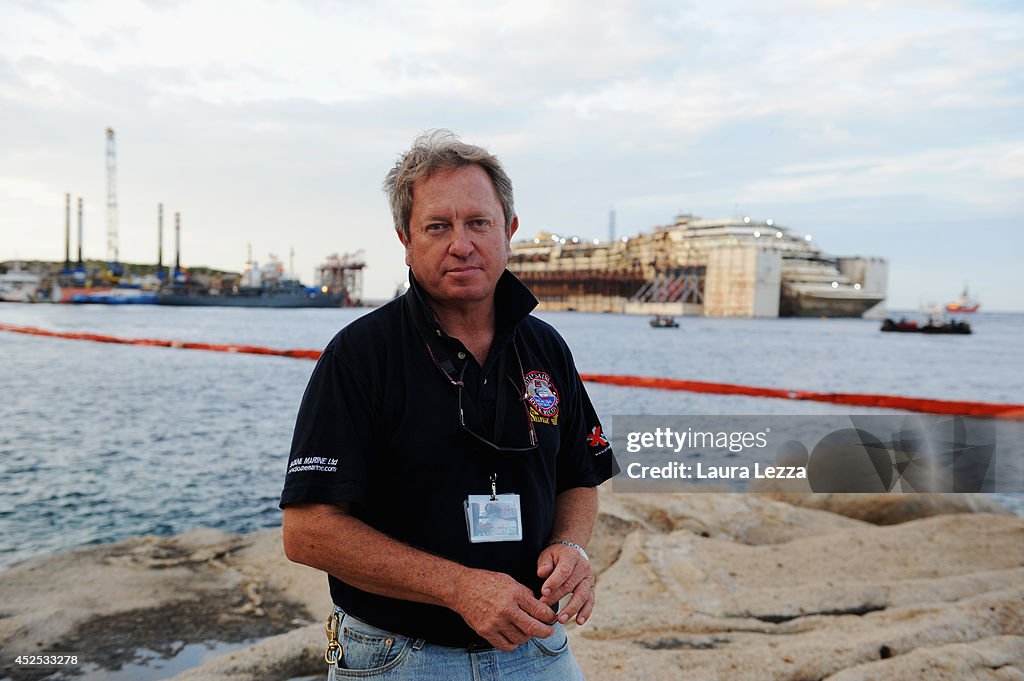 Work Continues On The Refloat Of The Costa Concordia