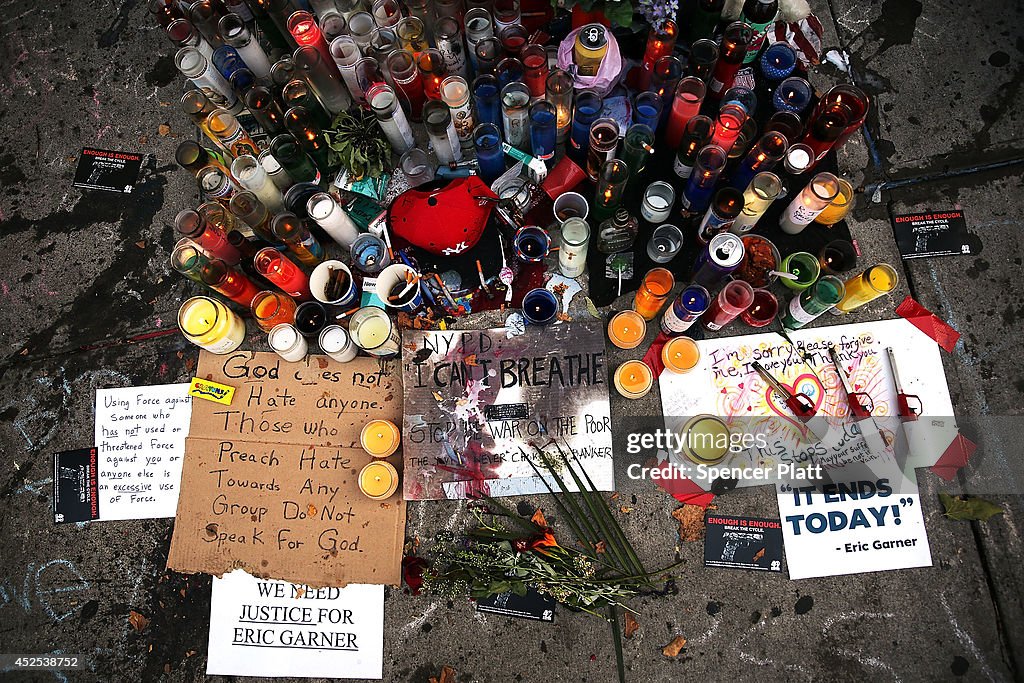 Vigil Held For Staten Island Man Who Died After Illegal Police Chokehold