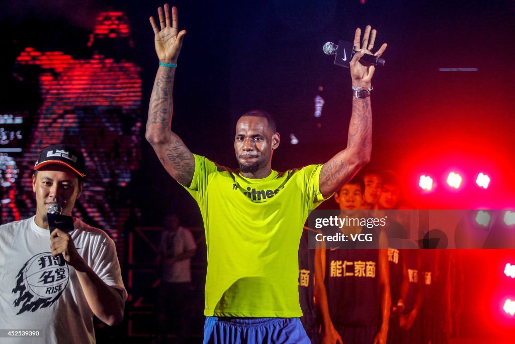 LeBron James Visits Guangzhou