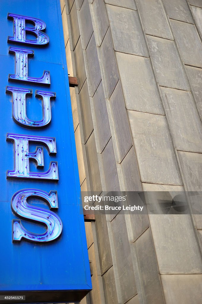 Blues sign