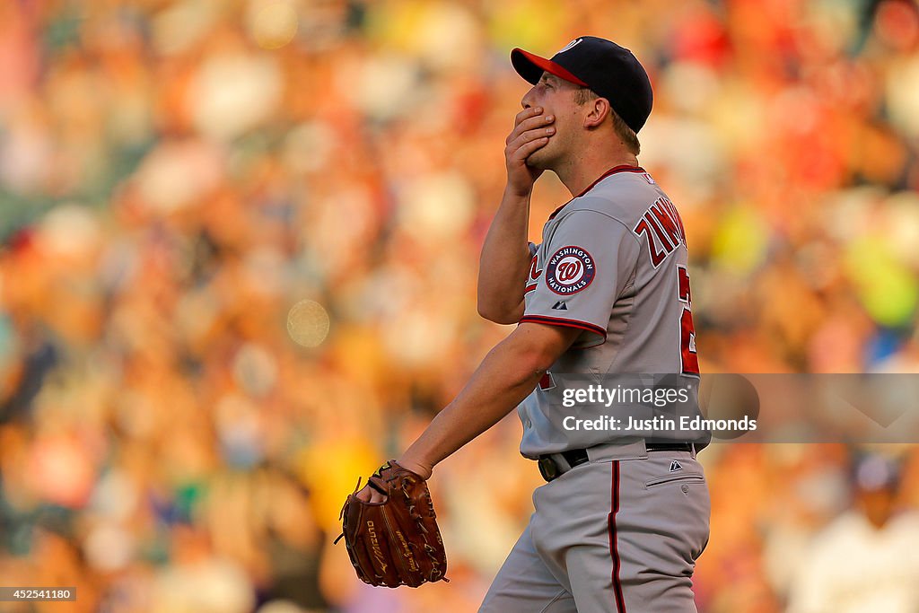 Washington Nationals v Colorado Rockies