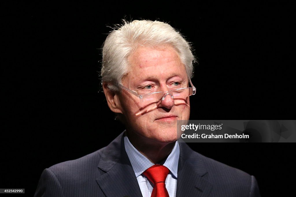 Bill Clinton Speaks At AIDS Conference